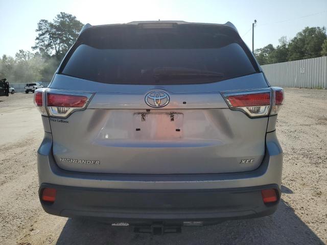 5TDKKRFH8GS141412 - 2016 TOYOTA HIGHLANDER XLE 银色 照片 6