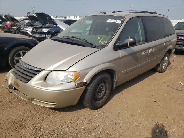 2C4GP44R55R430419 - 2005 CHRYSLER TOWN & COU LX BEIGE photo 1