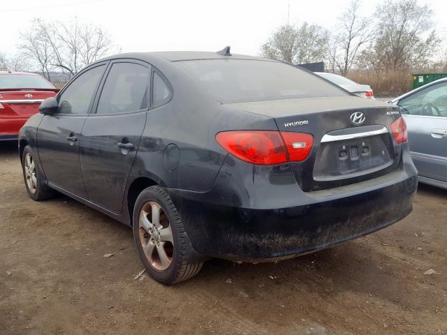 KMHDU4AD6AU831779 - 2010 HYUNDAI ELANTRA BLUE  photo 3