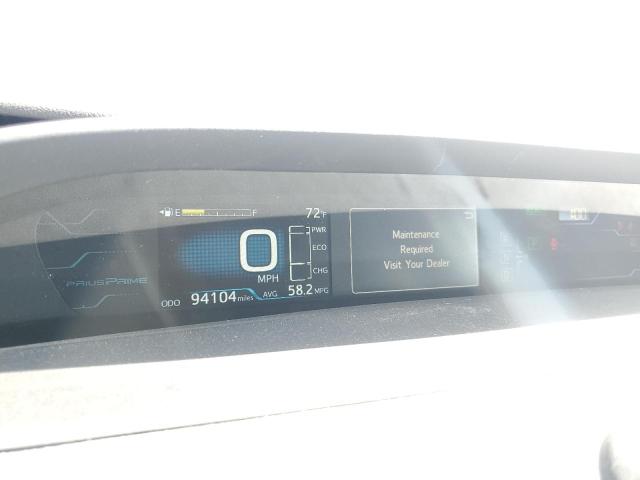 JTDKARFPXH3003657 - 2017 TOYOTA PRIUS PRIM ნაცრისფერი ფოტო 9