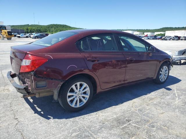 19XFB2F9XCE035081 - 2012 HONDA CIVIC EXL RED photo 3