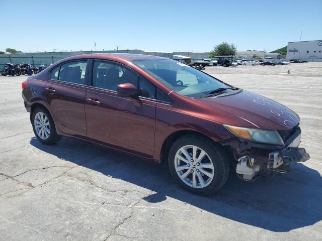 19XFB2F9XCE035081 - 2012 HONDA CIVIC EXL RED photo 4