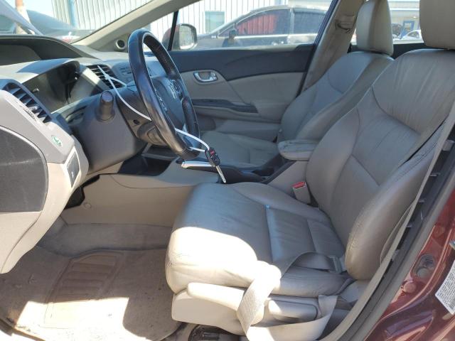 19XFB2F9XCE035081 - 2012 HONDA CIVIC EXL RED photo 7
