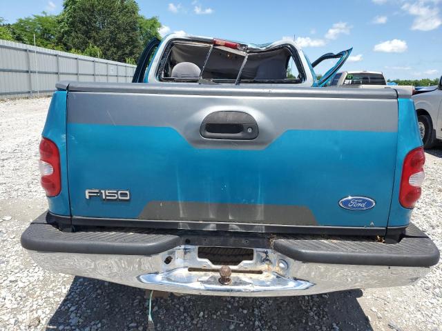 2FTDF0729VCA29939 - 1997 FORD F150 TURQUOISE photo 10