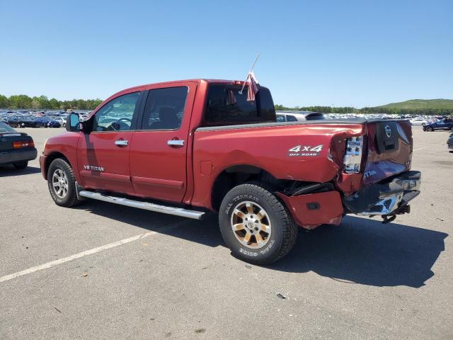 1N6AA07BX6N546970 - 2006 NISSAN TITAN XE RED photo 2