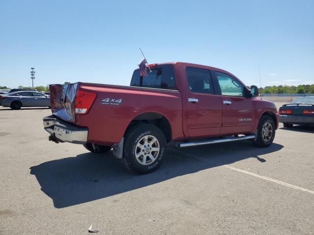 1N6AA07BX6N546970 - 2006 NISSAN TITAN XE RED photo 3