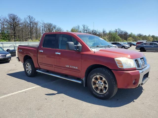 1N6AA07BX6N546970 - 2006 NISSAN TITAN XE RED photo 4