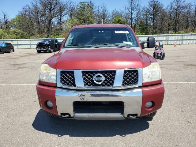 1N6AA07BX6N546970 - 2006 NISSAN TITAN XE RED photo 5
