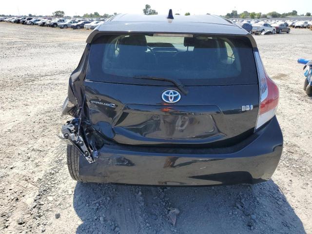 JTDKDTB31G1137426 - 2016 TOYOTA PRIUS C BLACK photo 6