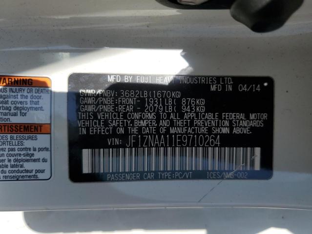 JF1ZNAA11E9710264 - 2014 TOYOTA SCION FR-S 白色 照片 12