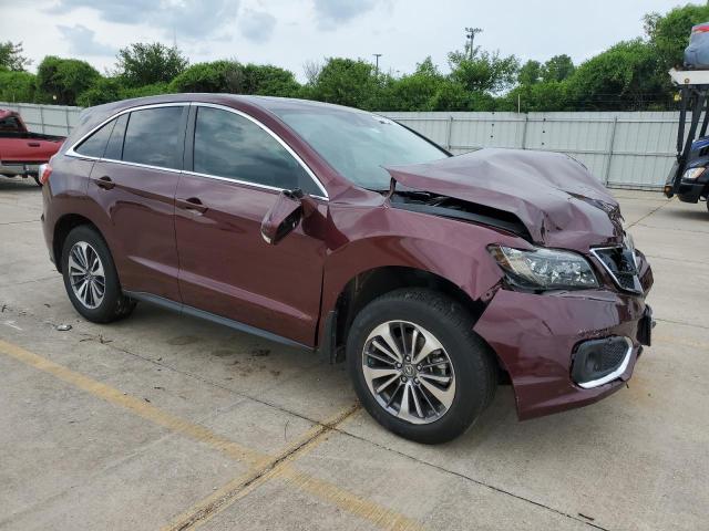 5J8TB3H71HL002930 - 2017 ACURA RDX ADVANCE BURGUNDY photo 4