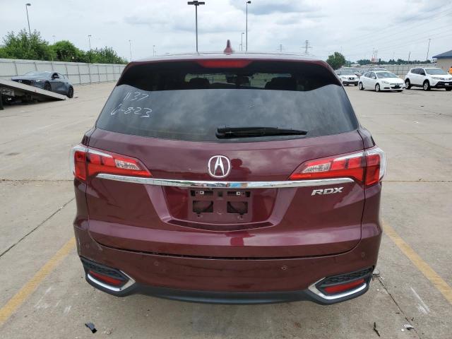 5J8TB3H71HL002930 - 2017 ACURA RDX ADVANCE BURGUNDY photo 6