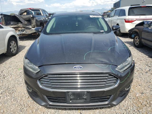 3FA6P0K91GR160079 - 2016 FORD FUSION TITANIUM GRAY photo 5