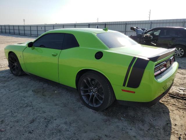 2C3CDZFJXPH625800 - 2023 DODGE CHALLENGER R/T SCAT PACK GREEN photo 2