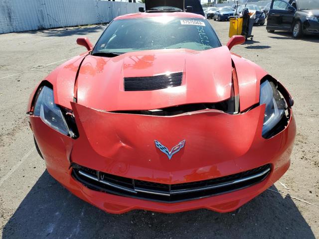 1G1YB2D73G5123216 - 2016 CHEVROLET CORVETTE STINGRAY 1LT RED photo 5