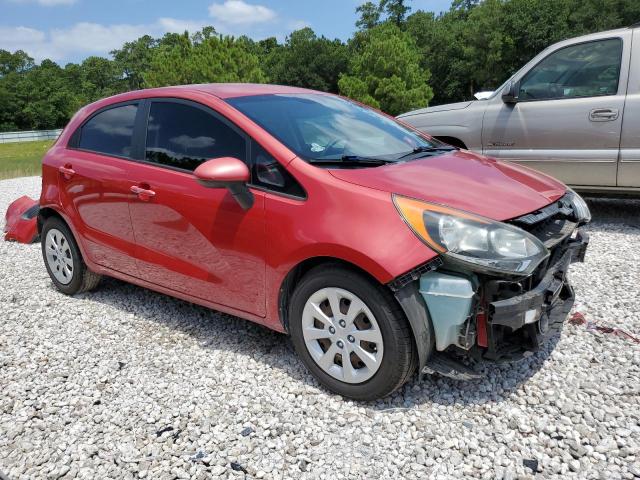 KNADN5A33D6227322 - 2013 KIA RIO EX BURGUNDY photo 4