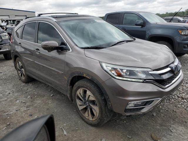 5J6RM4H99FL077683 - 2015 HONDA CR-V TOURING GRAY photo 4