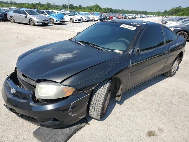 1G1JC12F837128347 - 2003 CHEVROLET CAVALIER BLACK photo 1