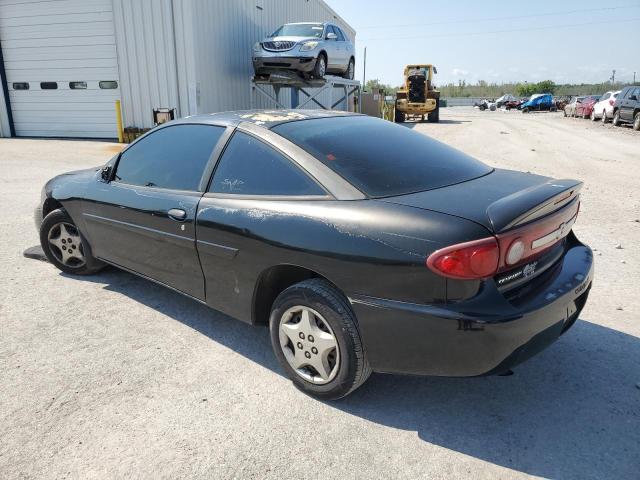 1G1JC12F837128347 - 2003 CHEVROLET CAVALIER BLACK photo 2