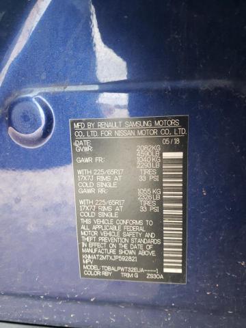 KNMAT2MTXJP592821 - 2018 NISSAN ROGUE S 蓝色 照片 14