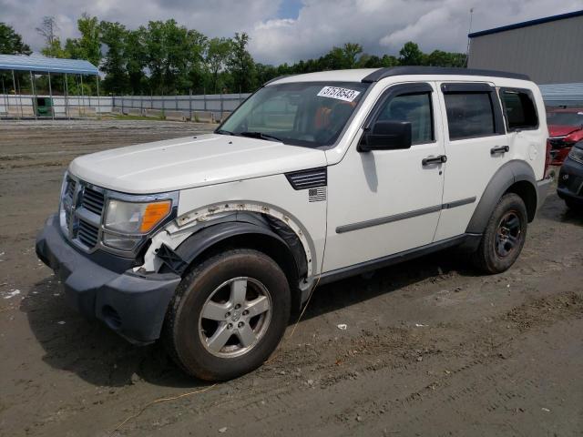 1D8GU28K07W563126 - 2007 DODGE NITRO SXT WHITE photo 1