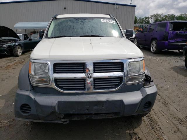 1D8GU28K07W563126 - 2007 DODGE NITRO SXT WHITE photo 5