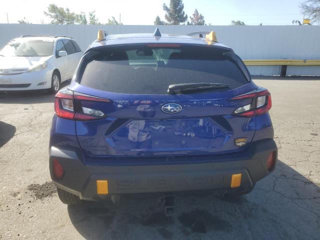 4S4GUHU66R3725903 - 2024 SUBARU CROSSTREK WILDERNESS BLUE photo 6