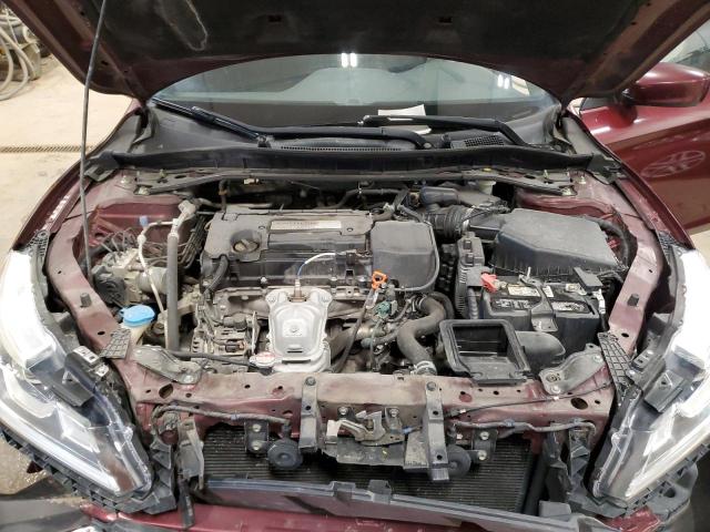 1HGCR2F69GA025527 - 2016 HONDA ACCORD SPORT Марун фото 11