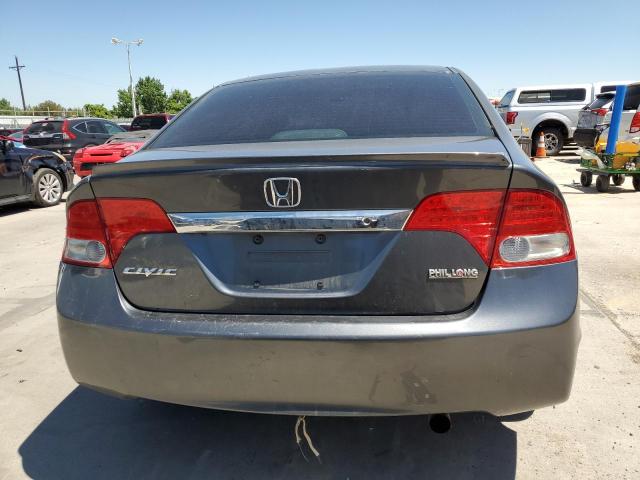 2HGFA1F6XBH523034 - 2011 HONDA CIVIC LX-S Մոխրագույն լուսանկար 6