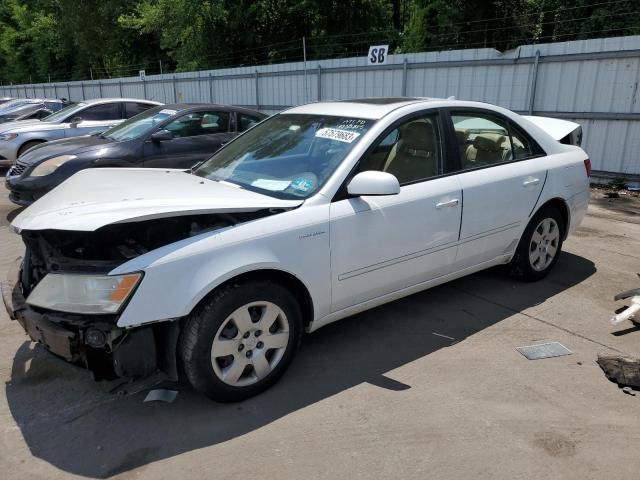 5NPET46C89H481055 - 2009 HYUNDAI SONATA GLS WHITE photo 1