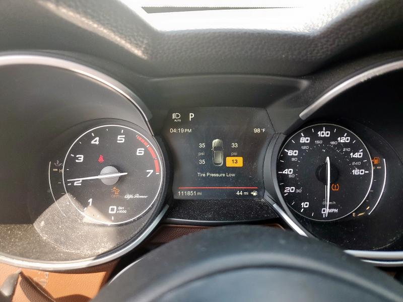 ZASFAKBN9J7B76119 - 2018 ALFA ROMEO STELVIO TI თეთრი ფოტო 9