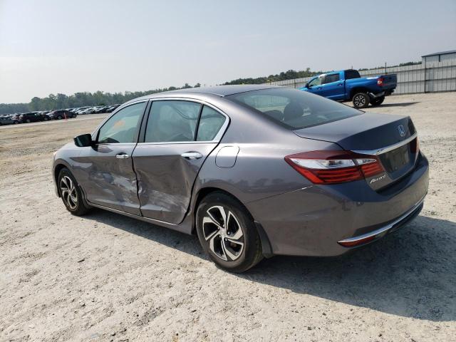 1HGCR2F36GA004477 - 2016 HONDA ACCORD LX GRAY photo 2