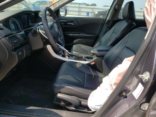 1HGCR2F36GA004477 - 2016 HONDA ACCORD LX GRAY photo 7