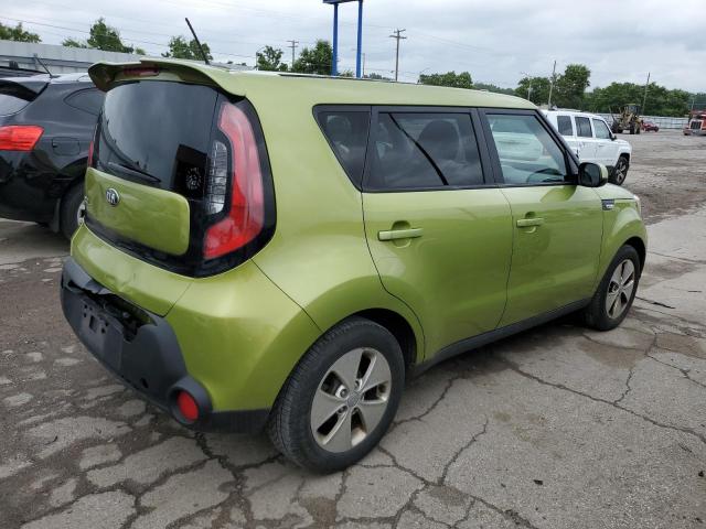 KNDJN2A24E7043434 - 2014 KIA SOUL GREEN photo 3