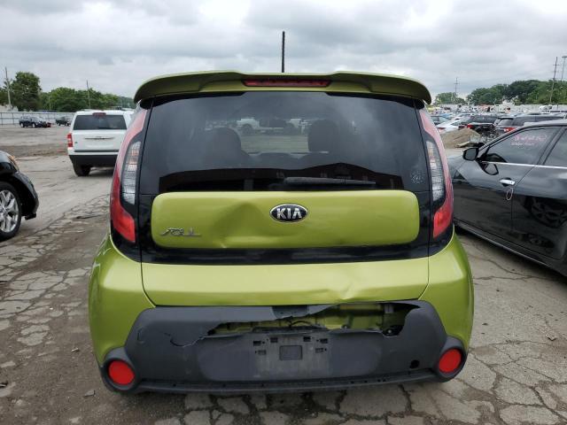 KNDJN2A24E7043434 - 2014 KIA SOUL GREEN photo 6