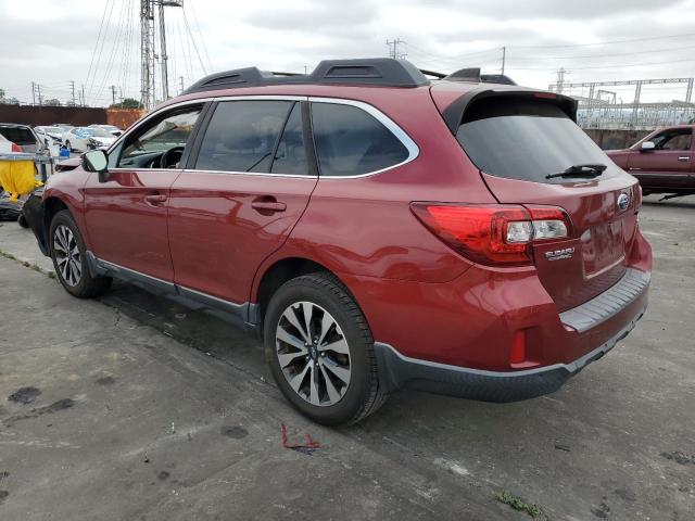 4S4BSANC0H3382449 - 2017 SUBARU OUTBACK 2.5I LIMITED BURGUNDY photo 2