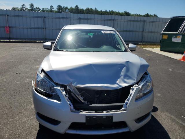 3N1AB7AP3FY260428 - 2015 NISSAN SENTRA S SILVER photo 5