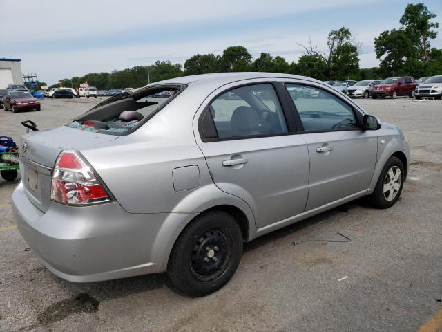 KL1TD56658B149960 - 2008 CHEVROLET AVEO BASE ვერცხლისფერი ფოტო 3