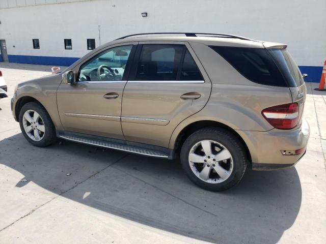 4JGBB8GBXAA566019 - 2010 MERCEDES-BENZ ML 350 4MATIC GOLD photo 2