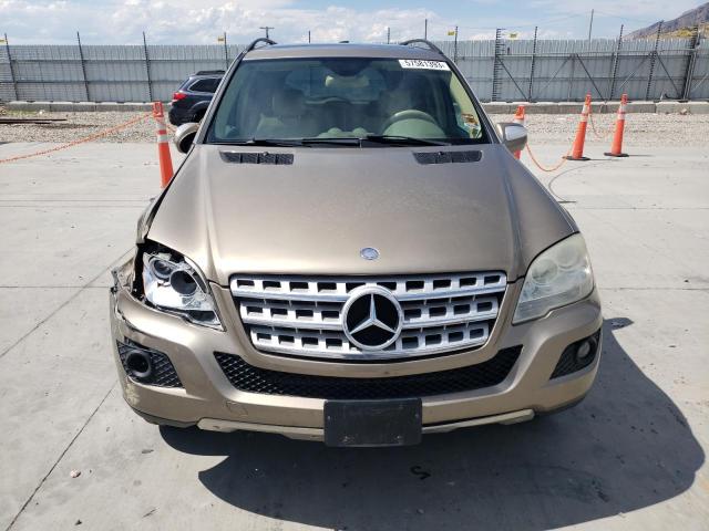 4JGBB8GBXAA566019 - 2010 MERCEDES-BENZ ML 350 4MATIC GOLD photo 5