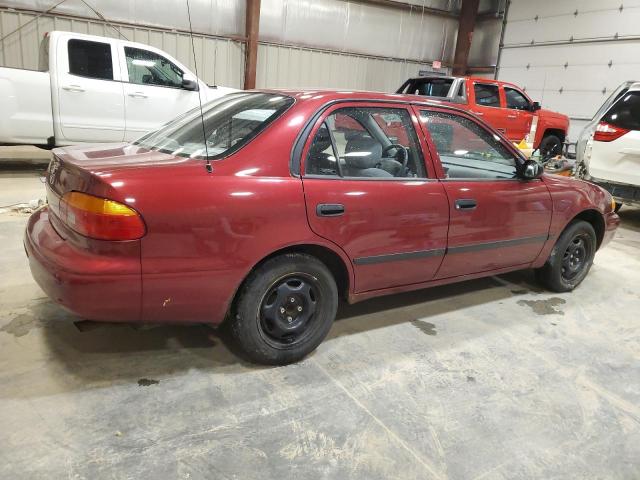 1Y1SK5289YZ401410 - 2000 CHEVROLET GEO PRIZM BASE BURGUNDY photo 3