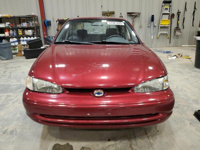 1Y1SK5289YZ401410 - 2000 CHEVROLET GEO PRIZM BASE BURGUNDY photo 5
