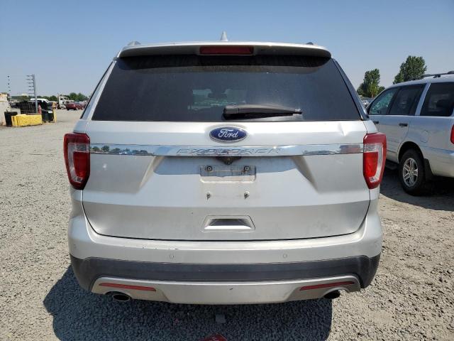 1FM5K8D86HGC26511 - 2017 FORD EXPLORER XLT SILVER photo 6