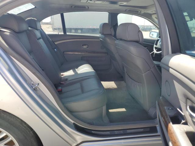 WBAGN63535DS58696 - 2005 BMW 7 SERIES LI SILVER photo 10