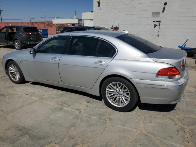 WBAGN63535DS58696 - 2005 BMW 7 SERIES LI SILVER photo 2