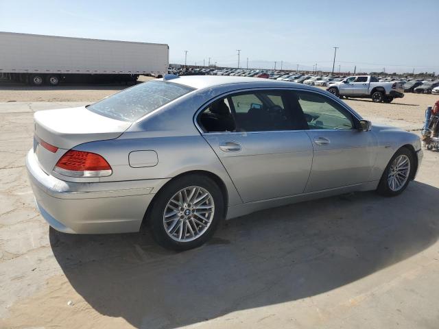 WBAGN63535DS58696 - 2005 BMW 7 SERIES LI SILVER photo 3