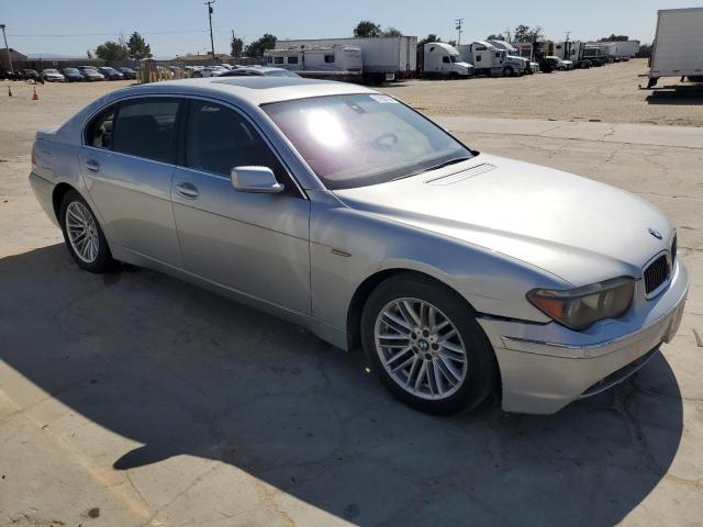 WBAGN63535DS58696 - 2005 BMW 7 SERIES LI SILVER photo 4
