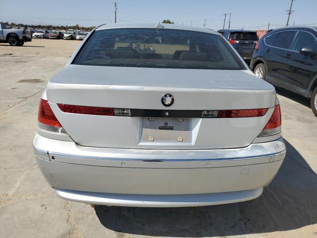 WBAGN63535DS58696 - 2005 BMW 7 SERIES LI SILVER photo 6