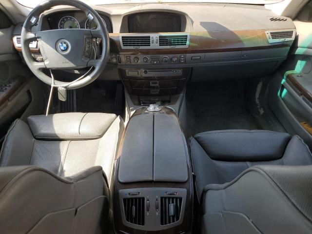WBAGN63535DS58696 - 2005 BMW 7 SERIES LI SILVER photo 8