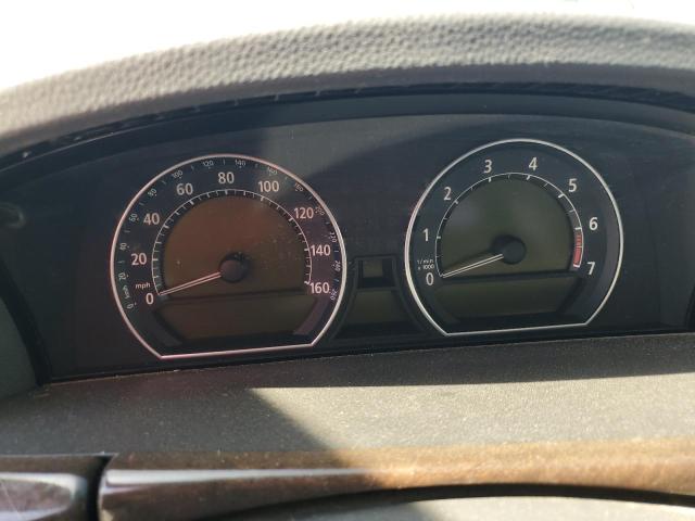 WBAGN63535DS58696 - 2005 BMW 7 SERIES LI SILVER photo 9